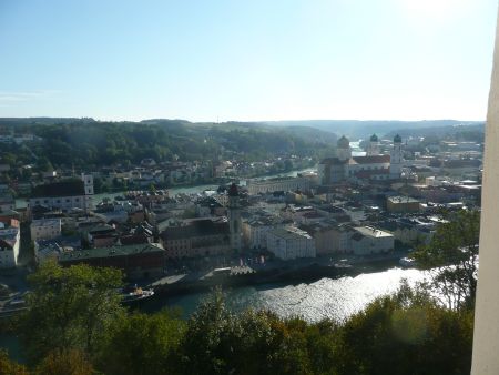 Passau von der Veste Oberhaus aus